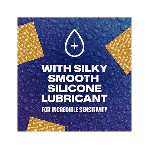 Trojan, Ultra Ribbed Lubricated Latex Condoms, 3 Each Trojan