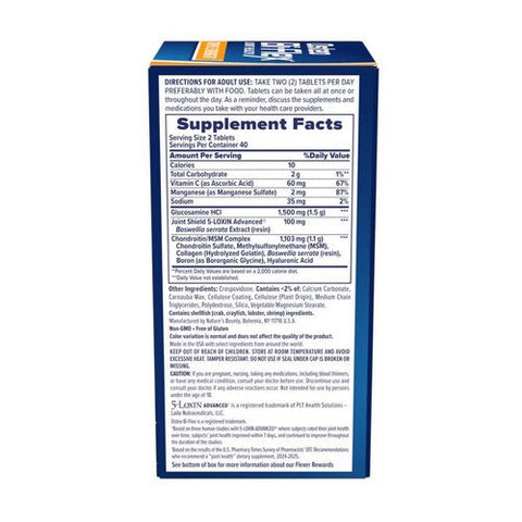 Osteo Bi-Flex, Triple Strength Glucosamine Chondroitin With Joint Shield, 80 Tabs Osteo Bi-Flex