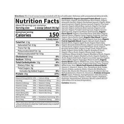 Garden of Life, RAW Organic Meal, 6.03 Oz Garden of Life