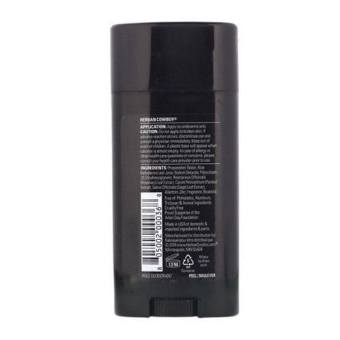 Herban Cowboy, Natural Grooming Deodorant, Wild 2.8 oz Herban Cowboy