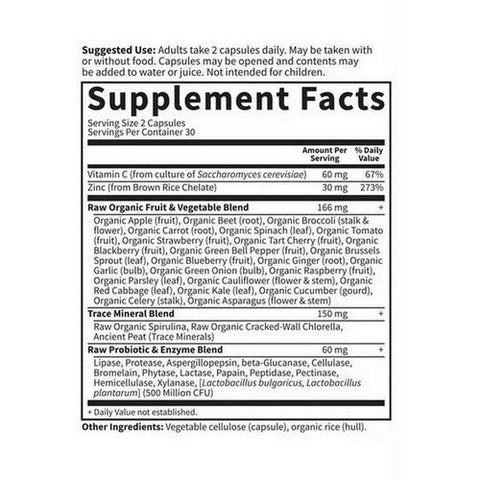 Garden of Life, Vitamin code, Raw Zinc 60 vcaps Garden of Life