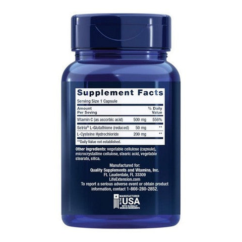 Life Extension, Glutathione - Cysteine and C, 100 Vcaps Life Extension
