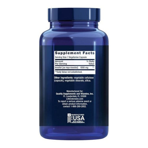 Life Extension, Inositol Caps, 1000 Mg, 360 Veg Caps Life Extension