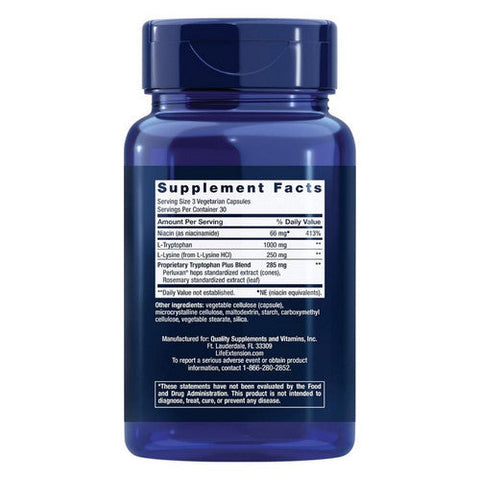 Life Extension, Optimized Tryptohan Plus, 90 Veg Caps Life Extension