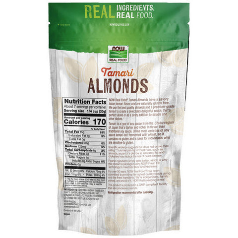 Now Foods, Tamari Almonds, 7 Oz Now Foods