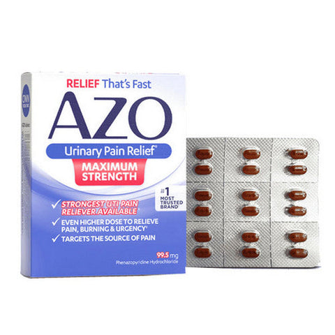 Azo, AZO Urinary Pain Relief Maximum Strength, 24 Tabs Azo