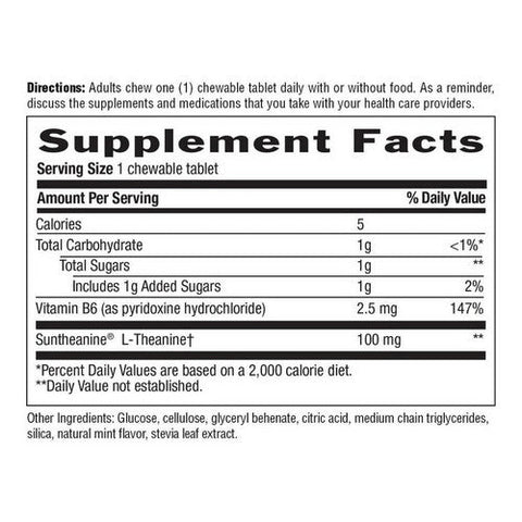 Country Life, L-Theanine, 100 Mg, 60 Loz Country Life