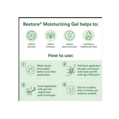 Good Clean Love, Restore Moisturizing Vaginal Gel, 2 Oz Good Clean Love