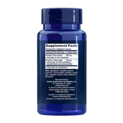 Life Extension, Advanced Olive Leaf Vascular Support, 60 Vcaps Life Extension