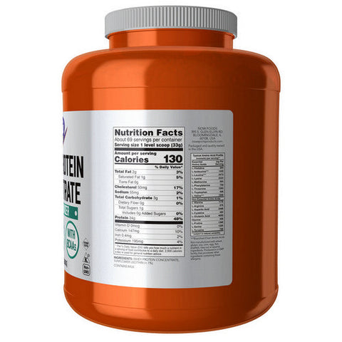 Now Foods, Whey Protein Concentrate, Unflavored 5 lbs Now Foods