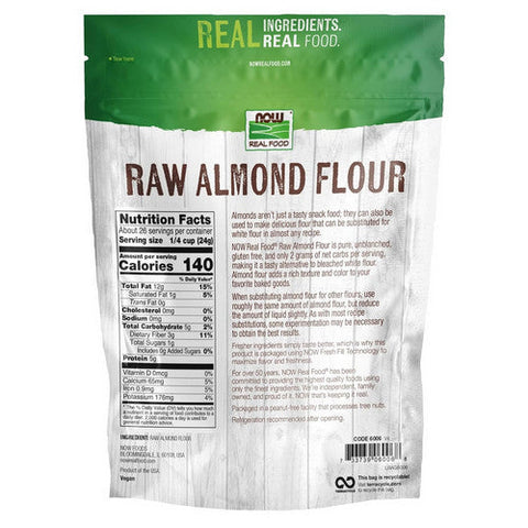 Now Foods, Raw Almond Flour, 22 Oz Now Foods