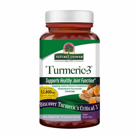 Nature's Answer, Turmeric 3, 12,800 Mg, 90 Veg Caps Nature's Answer