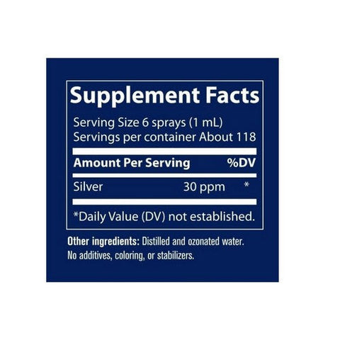 Trace Minerals, Colloidal Silver Spray 30 PPM, 4 Oz Trace Minerals