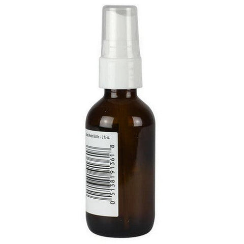 Aura Cacia, Empty Amber Mister Bottle with Writeable Label, 2 oz Aura Cacia