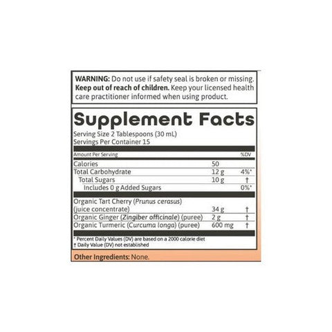 Dynamic Health Laboratories, Organic Tart Cherry, Turmeric & Ginger Tonic, 16 oz Dynamic Health Laboratories