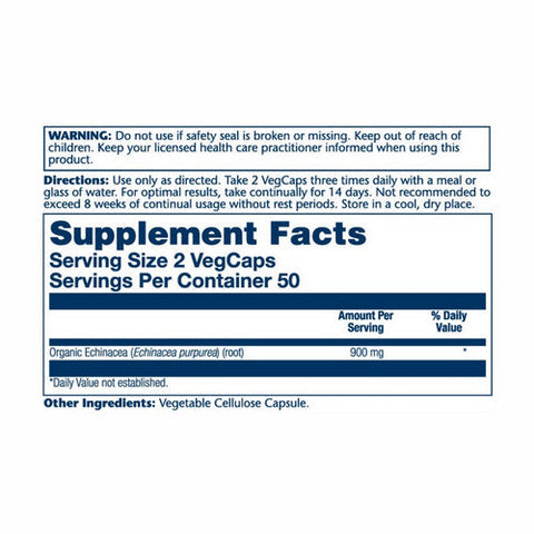 Solaray, Echinacea, 100 Caps Solaray