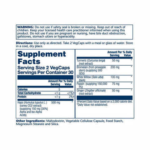 Solaray, Ibuactin Extra-Strength, 60 Veg Caps Solaray