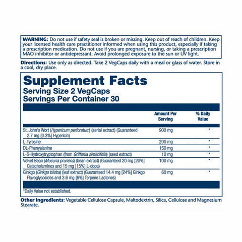 Solaray, St. John's Wort Formula, 60 Caps Solaray