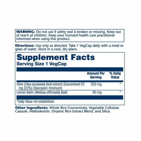 Solaray, Olive Leaf Extract, 250 mg, 120 Caps Solaray