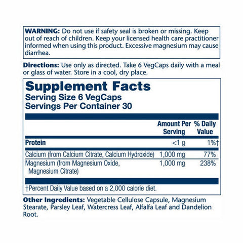 Solaray, Calcium And Magnesium Citrate, 180 Vegetarian Capsules Solaray