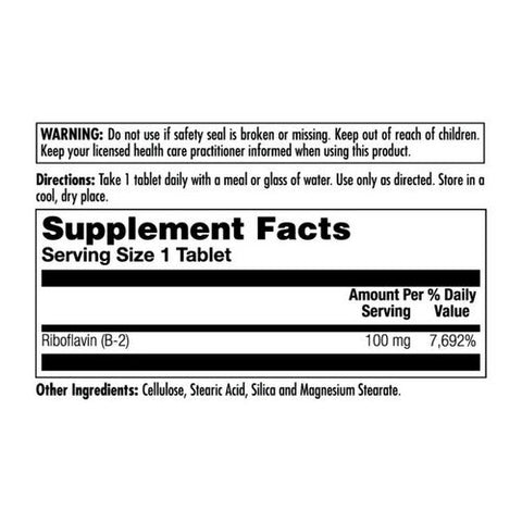 Kal, B-2, 100 mg, 60 Tabs Kal