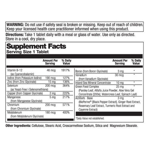 Kal, Trace Minerals, 30 Tabs Kal