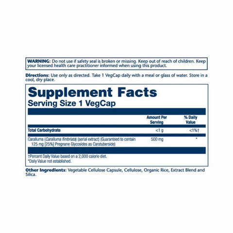Solaray, Caralluma, 500 mg, 30 Caps Solaray
