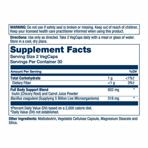 Solaray, Bacillus Coagulans, 60 Caps Solaray