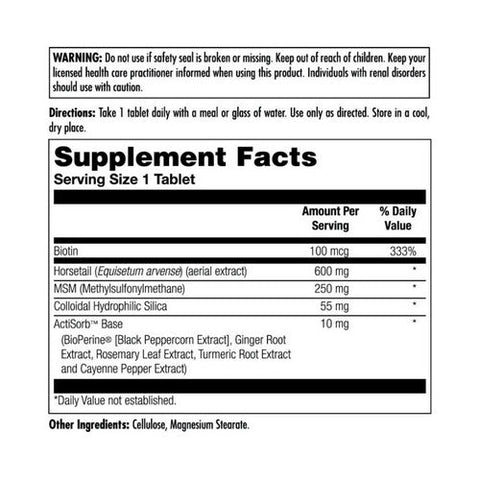 Kal, Super Silica Plus, 60 Tabs Kal