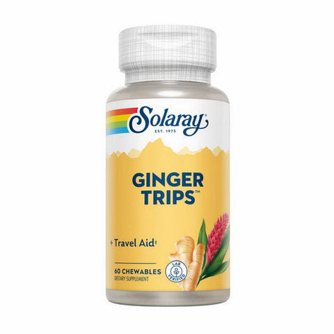 Solaray, Ginger Trips, 60 Chewables Solaray