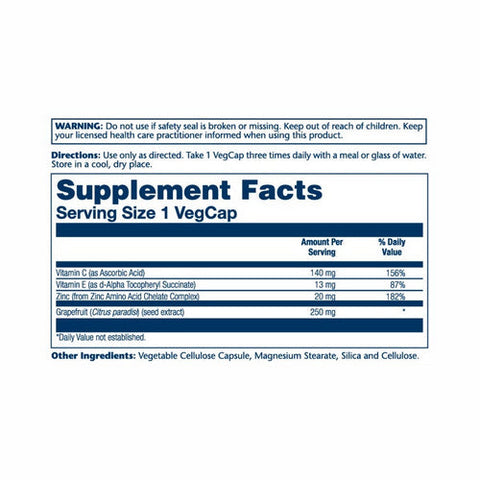 Solaray, Grapefruit Seed Extract, 250 Mg, 60 Veg Caps Solaray