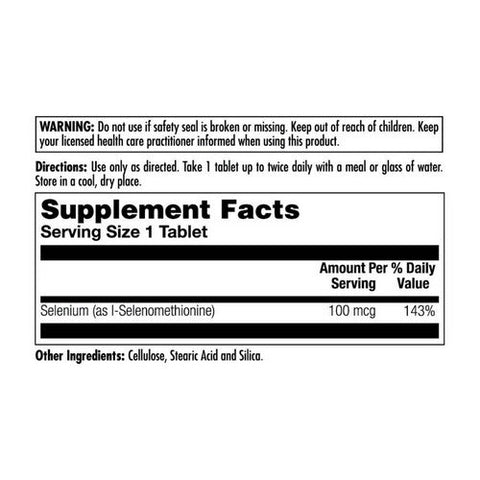 Kal, Selenium, 100 mcg, 100 Caps Kal