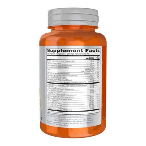 Now Foods, Sports Energy Extreme, 90 Caps Now Foods