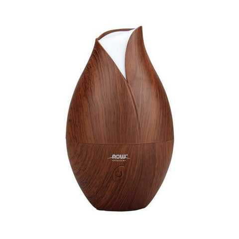 Now Foods, Ultrasonic Faux Wood Grain Diffuser, 1 Count Now Foods