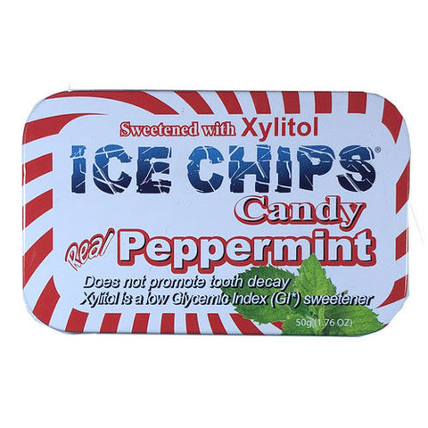 Ice Chips Candy, Ice Chips Candy Peppermint, Peppermint 1.76 oz Ice Chips Candy