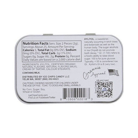 Ice Chips Candy, Hand Crafted Candy Tin Root Beer Float, 1.76 Oz Ice Chips Candy
