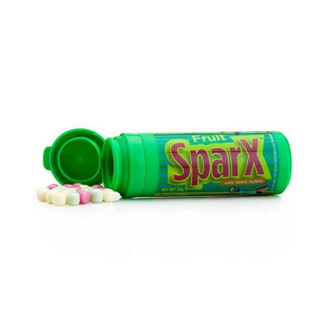 Spry, Sparx Fruit Candy, 6 Count Spry