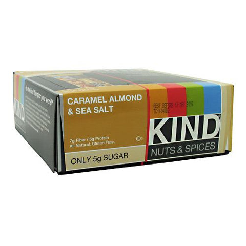 Kind Fruit & Nut Bars, Kind Bar, Caramel Almond Sea Salt, (case of 12) Kind Fruit & Nut Bars