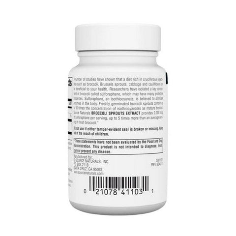 Source Naturals, Broccoli Sprouts, 30 Tabs Source Naturals