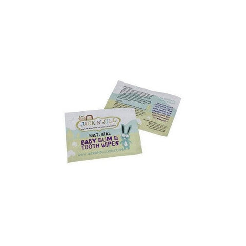 Jack N' Jill, Baby Gum And Tooth Wipes Natural Cotton Xylitol, 25 Count Jack N' Jill