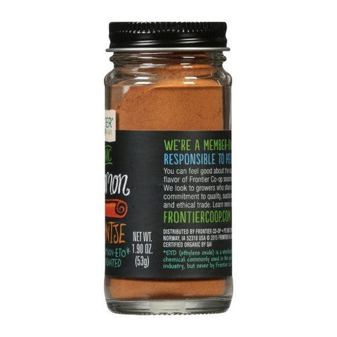 Frontier Coop, Organic Cinnamon Ground, 1.9 Oz Frontier Coop