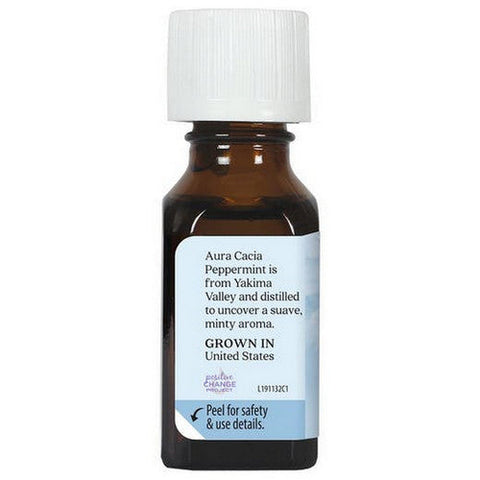 Aura Cacia, 100% Pure Essential Oil Peppermint, 0.5 Oz Aura Cacia