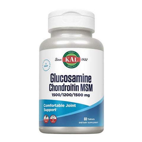 Kal, Glucosamine Chondroitin MSM, 60 Tabs Kal