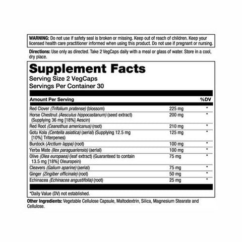 Solaray, Total Cleanse Lymph, 60 Veg Caps Solaray