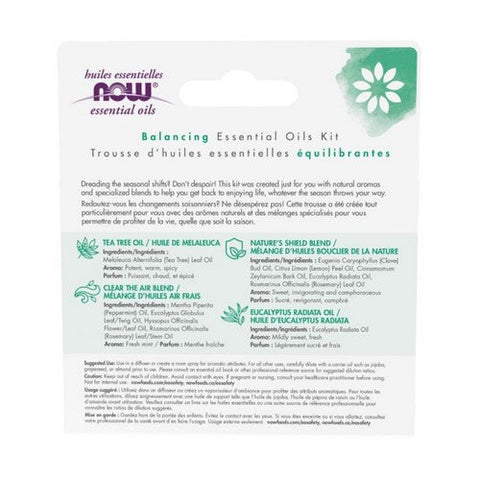 Now Foods, Seasonal Changes Balancing Essential Oil, 1 Kit Now Foods