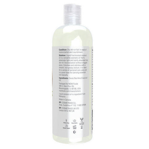 Now Foods, Liquid Coconut Oil, 16 Oz Now Foods