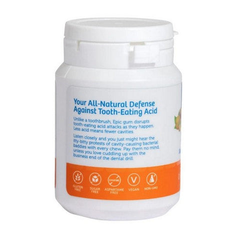 Epic Dental, Xylitol Sweetened Gum, Orange-Mang 50 Count Epic Dental