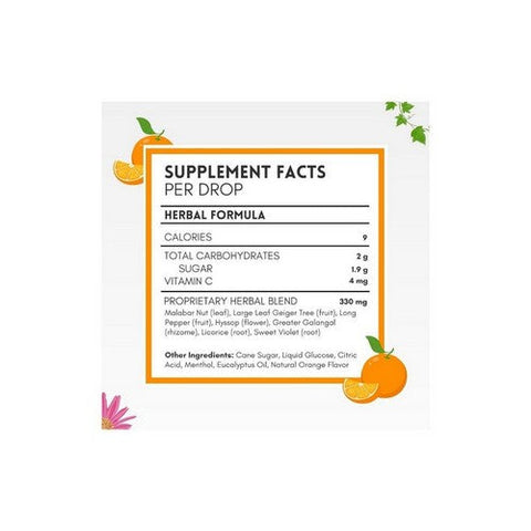Herbion Naturals, Cough Drops, Orange 25 Count Herbion Naturals