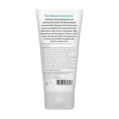 Derma e, Vitamin E Fragrance-Free Therapeutic Moisture Shea Hand Cream, 2 Oz Derma e