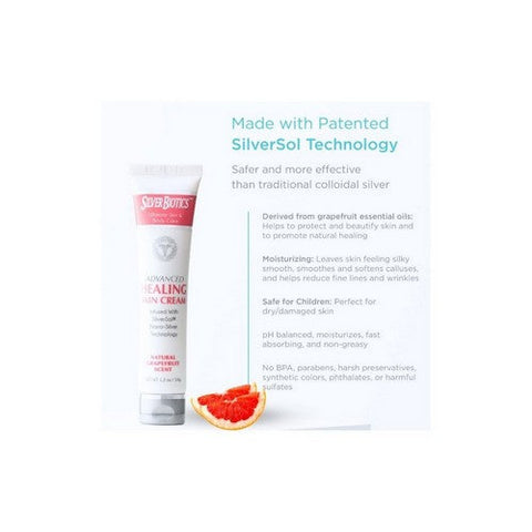 Silver Biotics (American Biotech Labs), Advanced Healing Lotion Cream Grapefruit Scent, GrapeFruit 1.2 Oz Silver Biotics (American Biotech Labs)